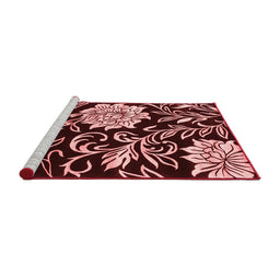 Contemporary Red Washable Rugs