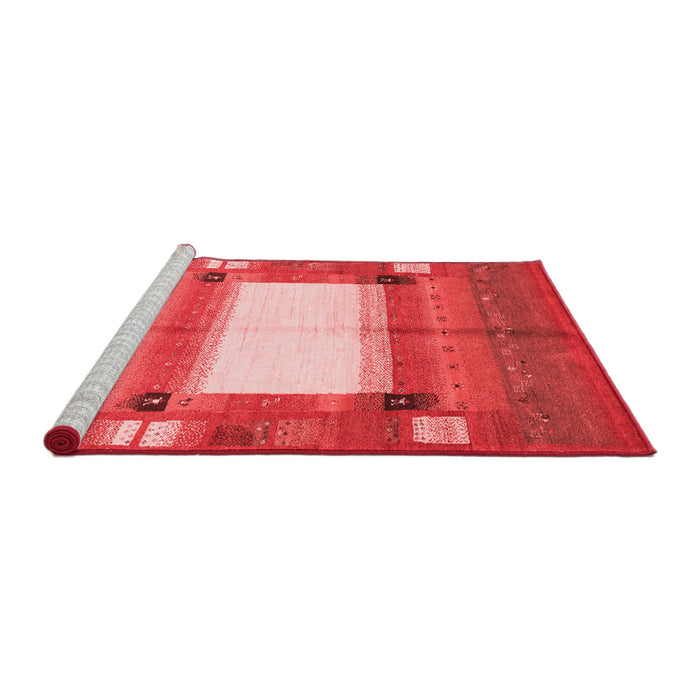 Contemporary Red Washable Rugs