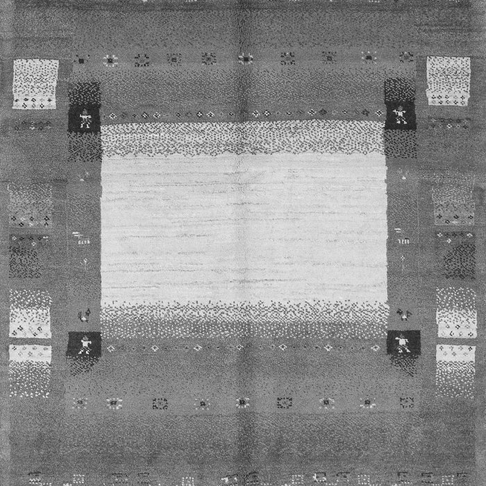 Abstract Gray Contemporary Rug, con504gry