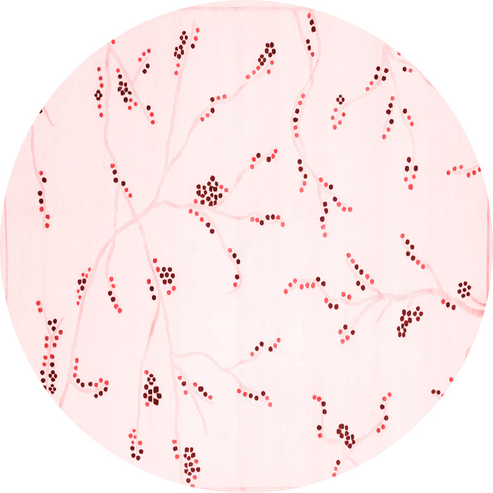 Machine Washable Solid Red Modern Rug, wshcon505red