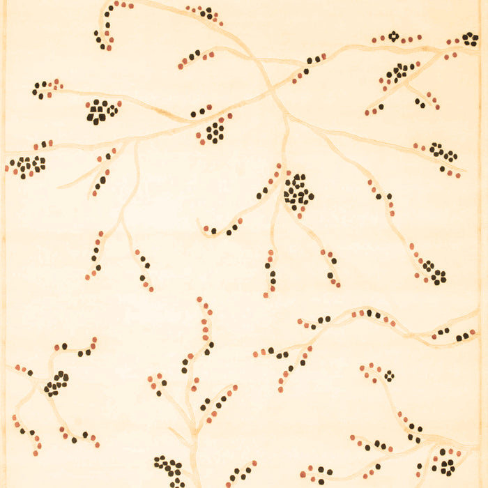 Solid Brown Modern Rug, con505brn