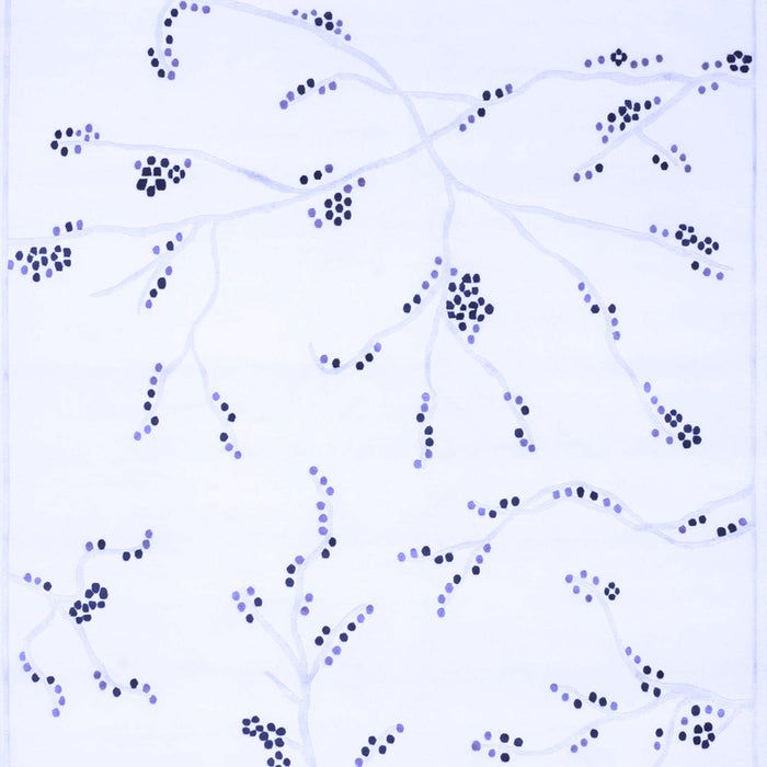 Solid Blue Modern Rug, con505blu