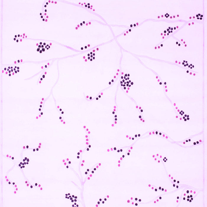 Machine Washable Solid Purple Modern Area Rugs, wshcon505pur