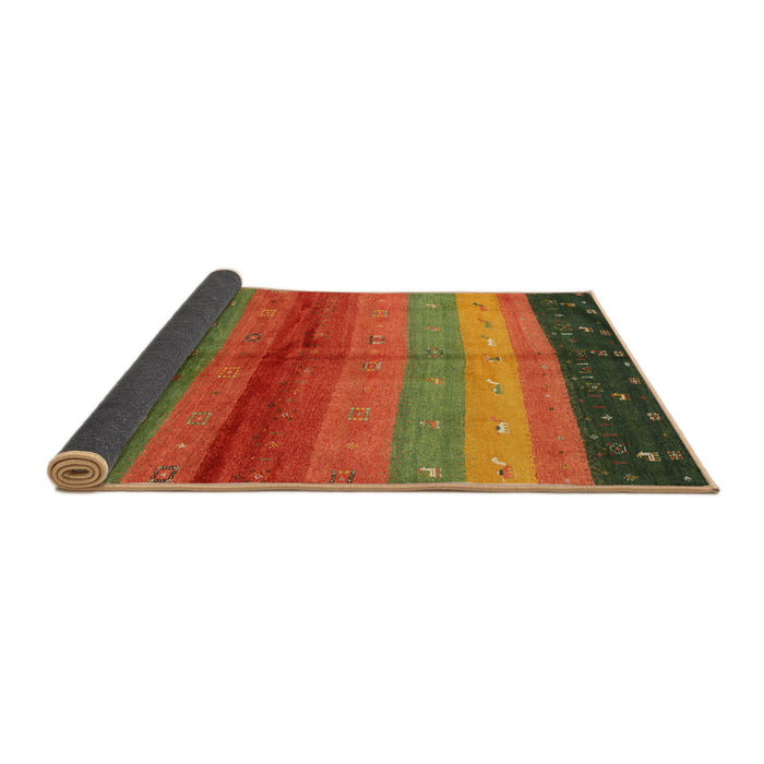 Thickness of Contemporary Red Modern Rug, con506