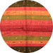 Machine Washable Abstract Orange Contemporary Area Rugs, wshcon506org