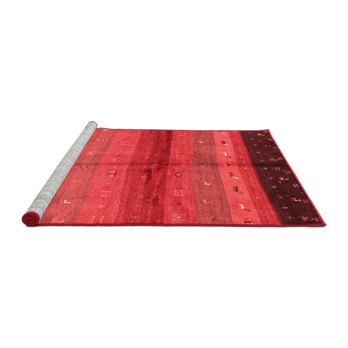 Contemporary Red Washable Rugs