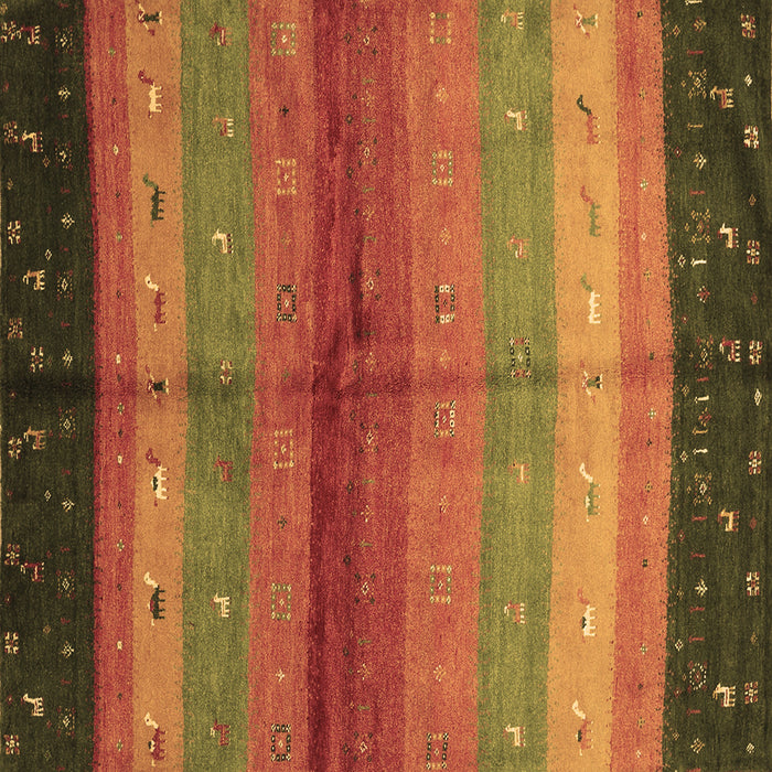 Square Machine Washable Abstract Brown Contemporary Rug, wshcon506brn