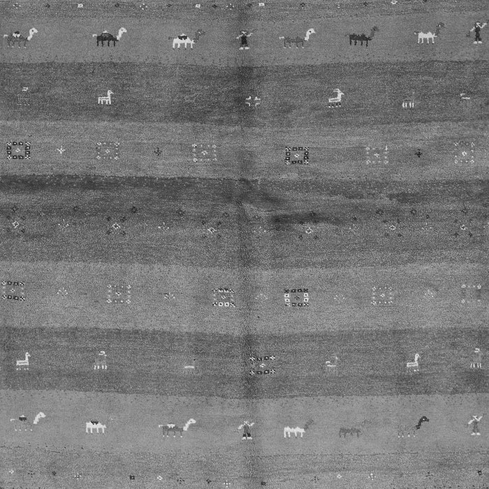 Abstract Gray Contemporary Rug, con506gry