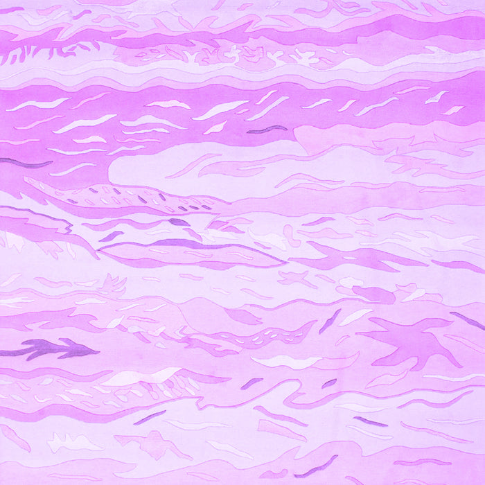 Machine Washable Abstract Purple Contemporary Area Rugs, wshcon507pur