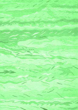 Abstract Emerald Green Contemporary Rug, con507emgrn