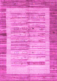 Abstract Pink Contemporary Rug, con508pnk