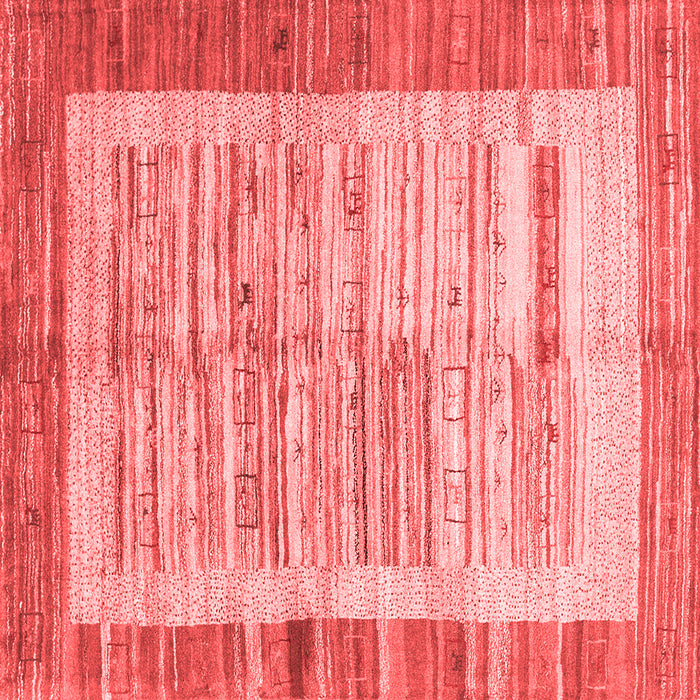 Machine Washable Abstract Red Contemporary Rug, wshcon508red