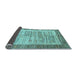 Sideview of Abstract Light Blue Contemporary Rug, con508lblu