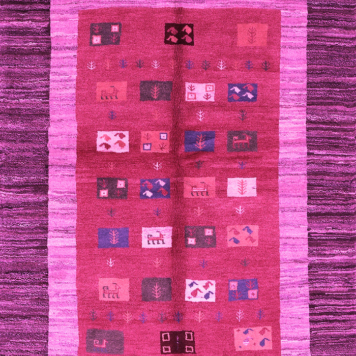 Machine Washable Abstract Pink Contemporary Rug, wshcon509pnk