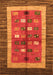 Serging Thickness of Machine Washable Abstract Orange Contemporary Area Rugs, wshcon509org