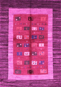 Abstract Pink Contemporary Rug, con509pnk