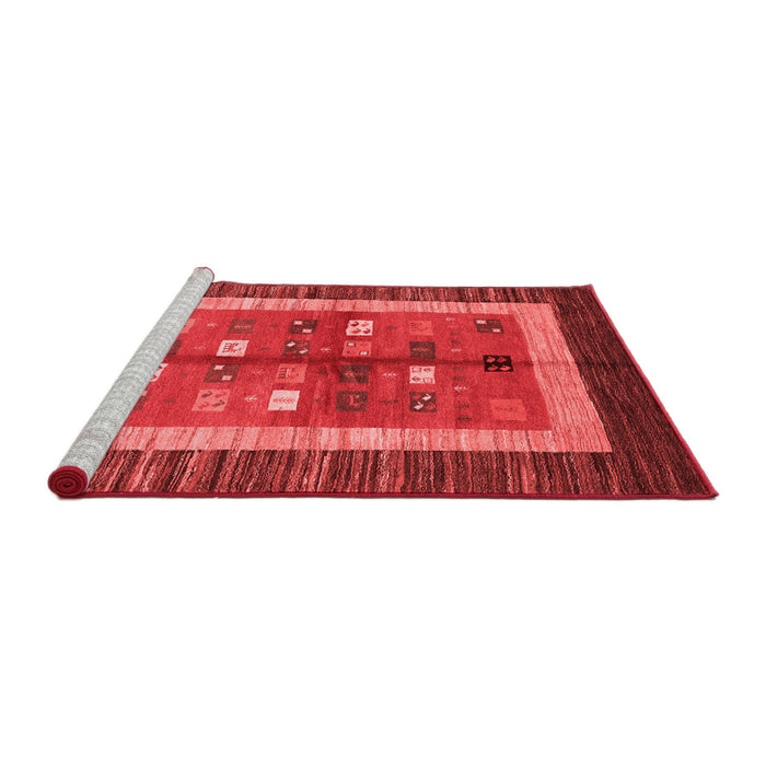 Contemporary Red Washable Rugs