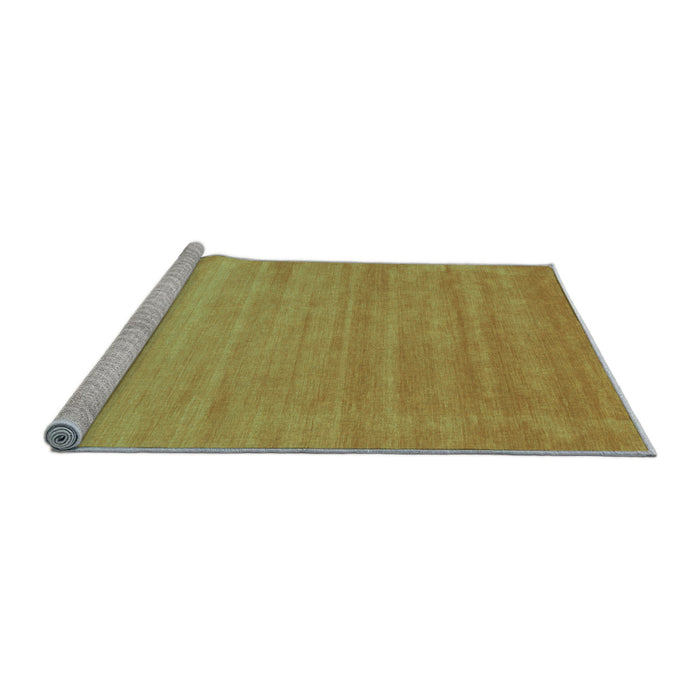 Sideview of Machine Washable Abstract Light Blue Contemporary Rug, wshcon50lblu