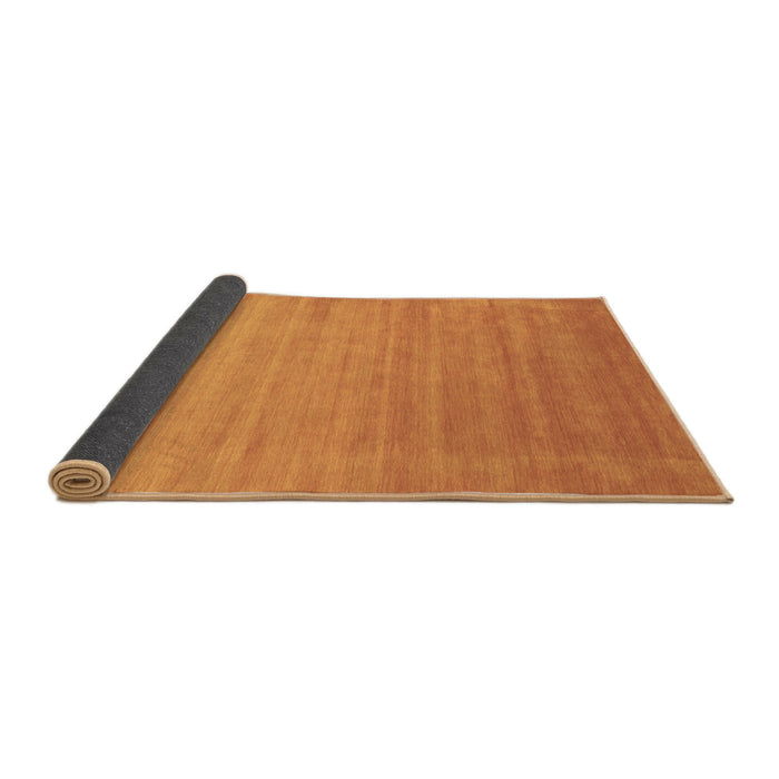 Sideview of Abstract Brown Contemporary Rug, con50brn