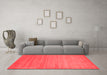 Contemporary Red Washable Rugs