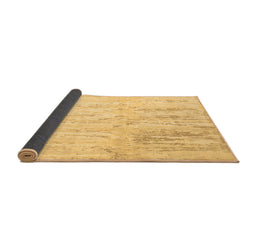 Sideview of Abstract Brown Contemporary Rug, con510brn