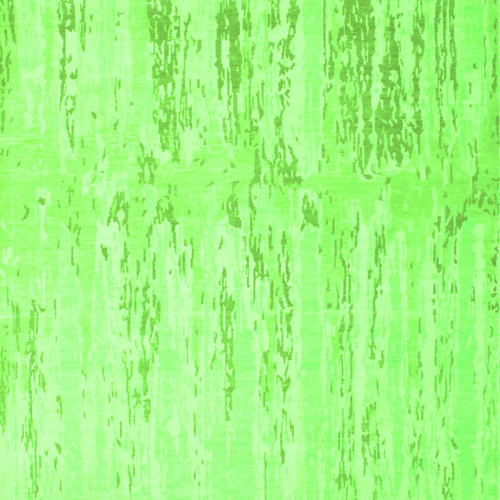 Serging Thickness of Machine Washable Abstract Green Contemporary Area Rugs, wshcon510grn