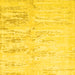 Square Abstract Yellow Contemporary Rug, con510yw