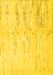 Machine Washable Abstract Yellow Contemporary Rug, wshcon510yw