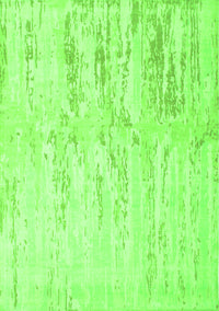 Abstract Green Contemporary Rug, con510grn