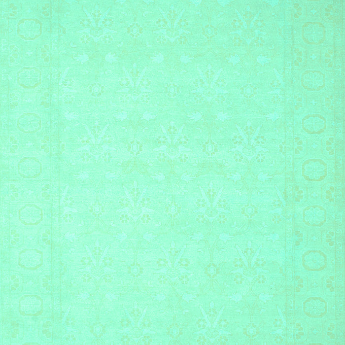 Machine Washable Solid Turquoise Modern Area Rugs, wshcon511turq