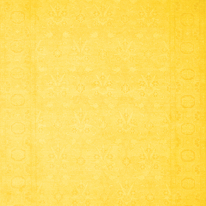 Solid Yellow Modern Rug, con511yw