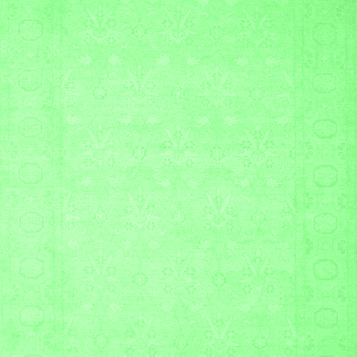 Machine Washable Solid Emerald Green Modern Area Rugs, wshcon511emgrn