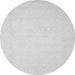 Machine Washable Solid Gray Modern Rug, wshcon511gry