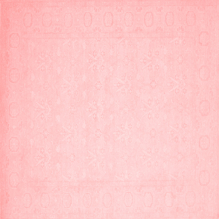 Machine Washable Solid Red Modern Rug, wshcon511red