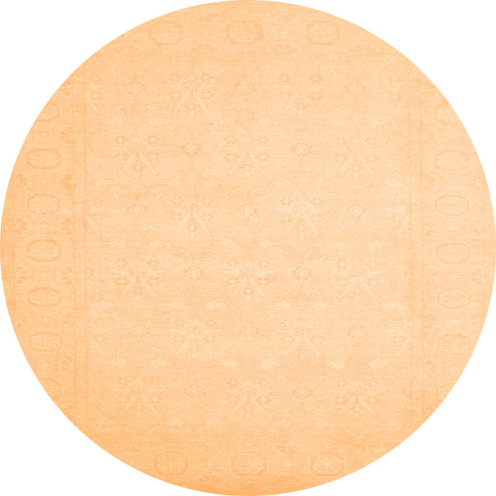 Machine Washable Solid Orange Modern Area Rugs, wshcon511org