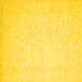 Square Solid Yellow Modern Rug, con511yw