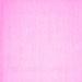 Square Solid Pink Modern Rug, con511pnk