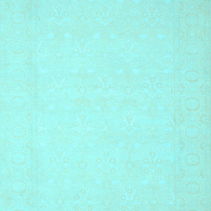 Machine Washable Solid Light Blue Modern Rug, wshcon511lblu
