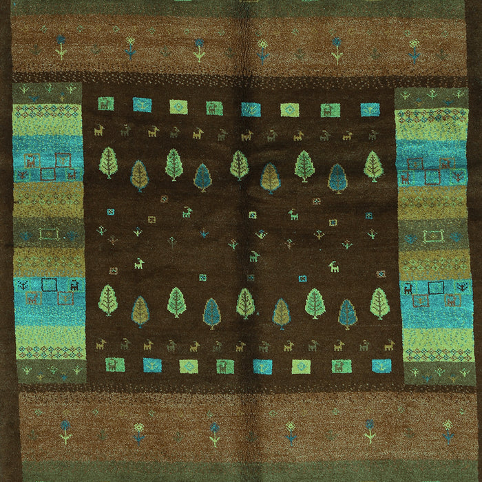 Oriental Turquoise Traditional Rug, con512turq