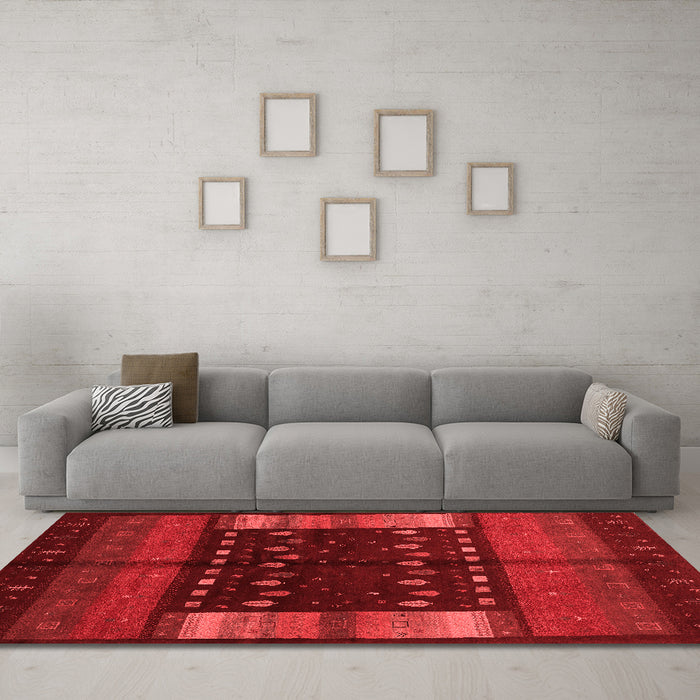 Traditional Red Washable Rugs