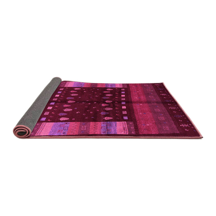 Sideview of Oriental Pink Traditional Rug, con512pnk