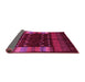 Sideview of Oriental Pink Traditional Rug, con512pnk