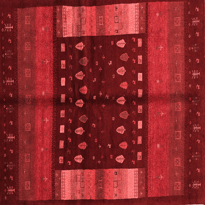 Machine Washable Oriental Red Traditional Rug, wshcon512red