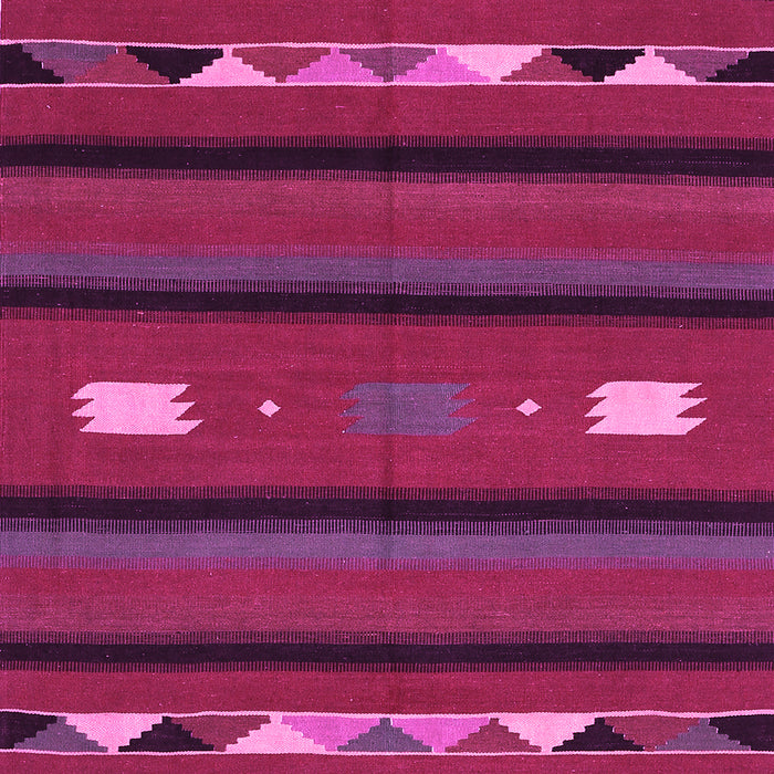 Machine Washable Oriental Pink Traditional Rug, wshcon513pnk