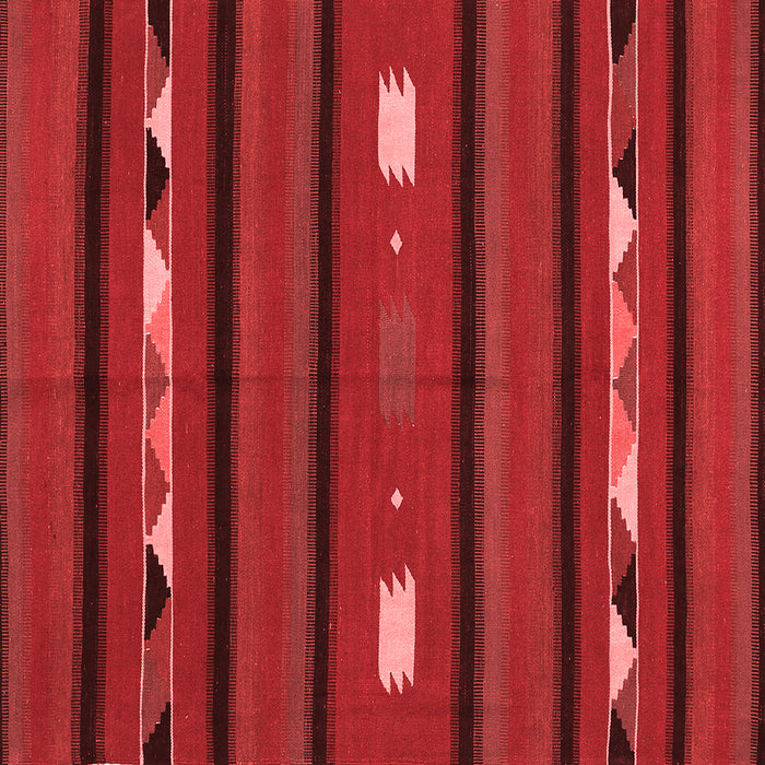 Machine Washable Oriental Red Traditional Rug, wshcon513red