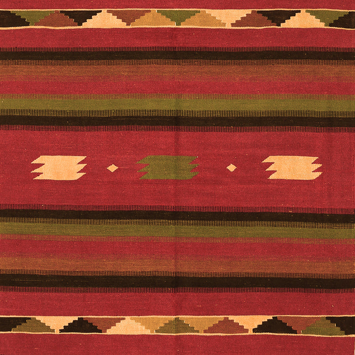 Oriental Orange Traditional Rug, con513org