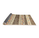 Thickness of Contemporary Sienna Brown Modern Rug, con514