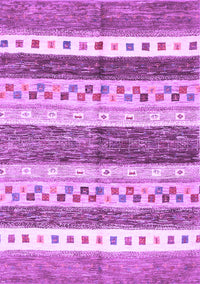 Abstract Purple Contemporary Rug, con514pur