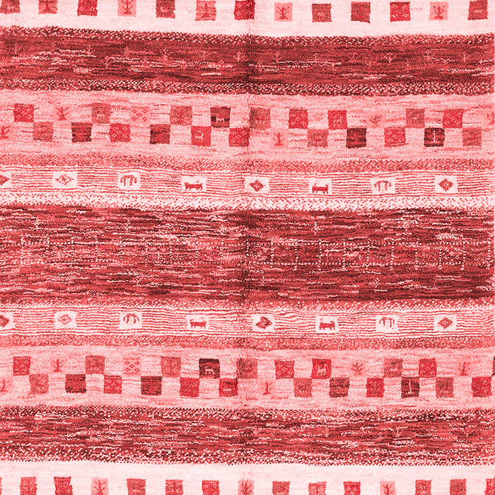 Abstract Red Contemporary Area Rugs