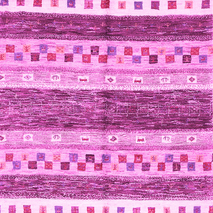 Machine Washable Abstract Pink Contemporary Rug, wshcon514pnk